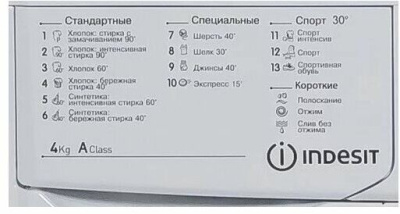 Стиральная машина Indesit IWUB 4105 (CIS)