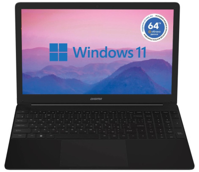 Ноутбук Digma EVE 15 P417 Pen N5030/8Gb/SSD256Gb/605/15.6"/IPS/FHD/W11H/black/5000mAh/NN5158CXW01