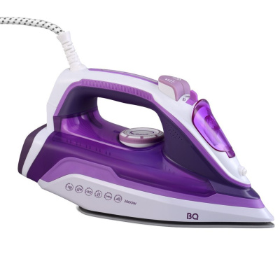 Утюг BQ SI1002 Белый-Фиолетовый