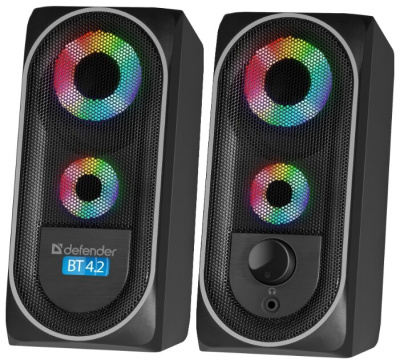 Компьютерная акустика 2.0 Defender Solar 4 Black