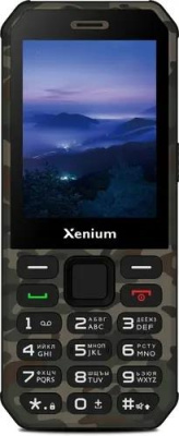 Мобильный телефон XENIUM X300 Green Camouflage