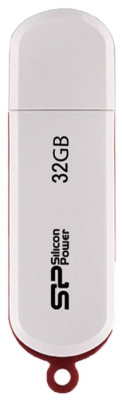 USB накопитель 64GB Silicon power LuxMini 320 White