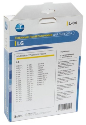 Пылесборник бумажный Neolux L-04 (LG TB-33)