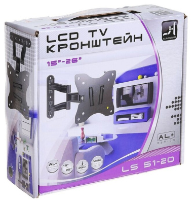 Кронштейн Algenium LS 51-20 для 15-26" черный