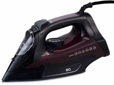 Утюг BQ SI1003 Черный-Винный Красный