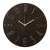 Часы настенные Рубин Классика d-30см коричневый+серебро 3010-004
