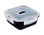 Контейнер для продуктов Luminarc Pure Box Active Black 1220мл с крышкой квадратн. V1475
