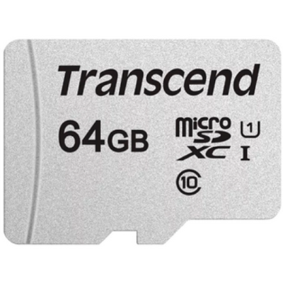 Карта флеш-памяти Transcend microSD 64Gb Class 10 UHS-I + ADP