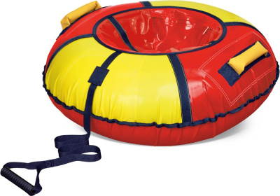 Тюбинг Nika принт ТБ1К-70 Красный с желтым