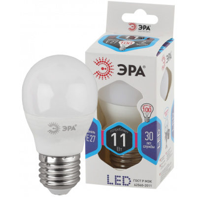 Лампы Эра LED smd P45-11W-840-E27