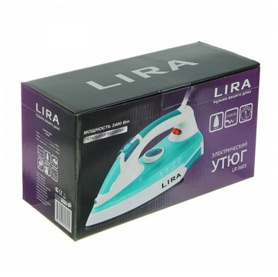 Утюг Lira LR 0605 голубой