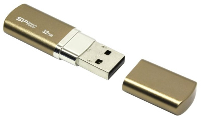 USB накопитель 32GB Silicon power LuxMini 720 Brown