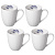 Набор кружек Lefard Royal Blue 4 пр. 400 мл 425-104