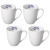 Набор кружек Lefard Royal Blue 4 пр. 400 мл 425-104 Набор кружек Lefard Royal Blue 4 пр. 400 мл 425-104
