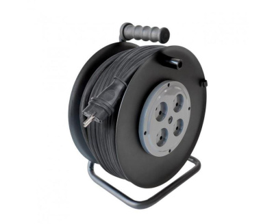 Удлинитель силовой 1-2.SALE на метал. катуш. КГ 2х2.5 4 роз. 50м. 16А IP20 ex0110-0024