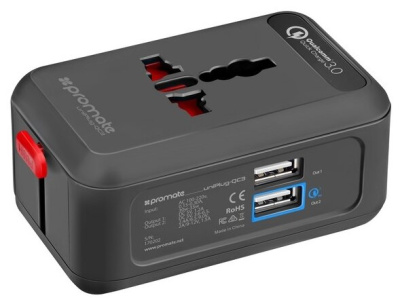 Зарядное устройство Promate uniPlug-QC3