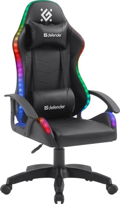 Игровое кресло Defender Factor X RGB Black