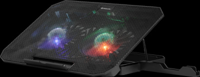 Теплоотводящая подставка Defender NS-510 15.6" Multicolor (USB) Black