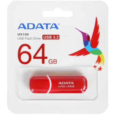 USB накопитель 64Gb USB3.0 Adata UV150 Red