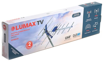 Антенна Lumax DA2501A антенна эфирная, активная Антенна Lumax DA2501A антенна эфирная, активная