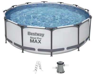 Бассейн каркасный BestWay 56418 Steel Pro MAX (366x100см, 9150л.)
