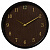 Часы настенные Рубин Фактура d-30см черный 3027-035