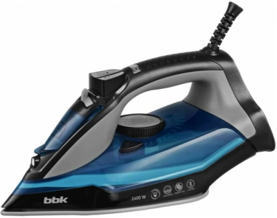 Утюг BBK ISE-2410 черный/синий