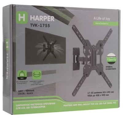 Кронштейн Harper TVK-1755 black