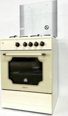 Плита газовая VESTA Bergamo VGG 10-G Retro ГК