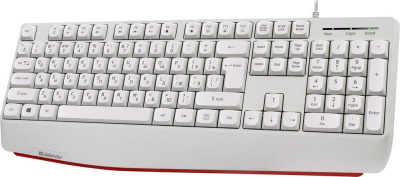 Клавиатура Defender HB-546 Atom RU (USB) White