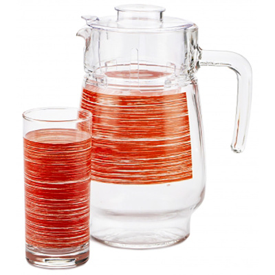 Набор питьевой Luminarc Brus Mania red P7452 7пр.