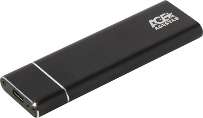 Внешний корпус AgeStar M.2 SATA - USB Type-C Black (3UBNF5C)