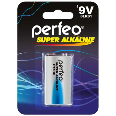 Эл.питания Perfeo 6LR61/1BL Super Alkaline