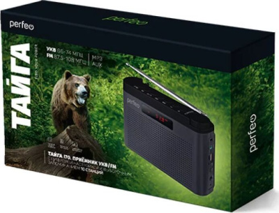 Радиоприёмник Perfeo Тайга I70RED FM+ 66-108МГц Бордовый