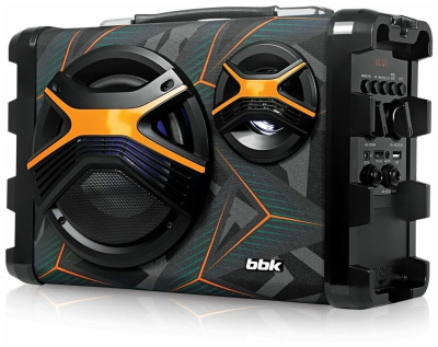 Портативная акустика BBK BTA607 Черный/оранжевый