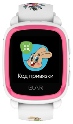 Умные часы детские Elari KidPhone «Ну, Погоди!» White