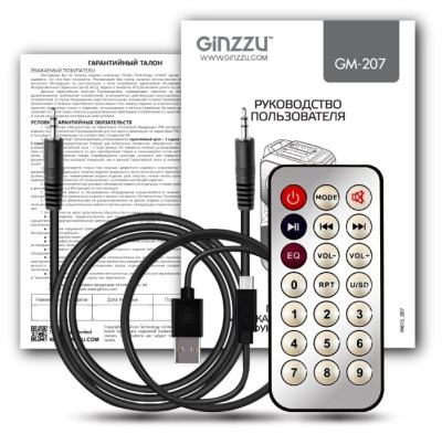 Портативная акустика Ginzzu GM-207