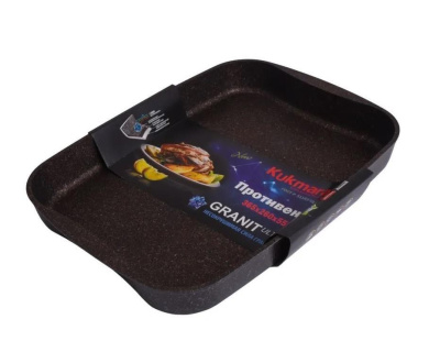 Противень Kukmara Granit Ultra red 36,5х26х5,5 см пга02а