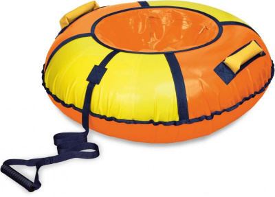 Тюбинг Nika ТБ1К-70/ОЖ2 принт Классик оранжевый-желтый