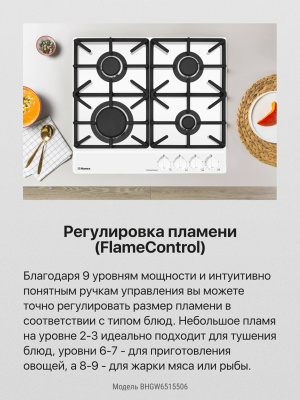 Газовая варочная поверхность Hansa BHGW6515506