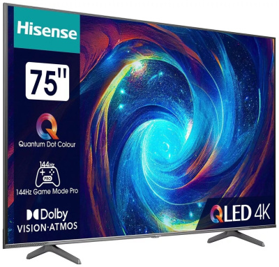 ЖК-телевизор, QLED Hisense 75E7KQ PRO (ИМП)