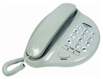 Телефон проводной Вектор 207/03  GREY