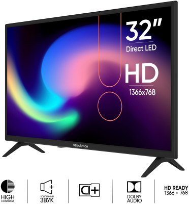 ЖК-телевизор Topdevice TDTV32BN01H_BK