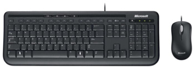 Клавиатура и мышь Microsoft Wired Desktop 600 Black USB