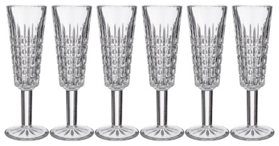 Набор бокалов для шампанского Lefard 694-001 Графика "Muza Color" 6шт 150мл