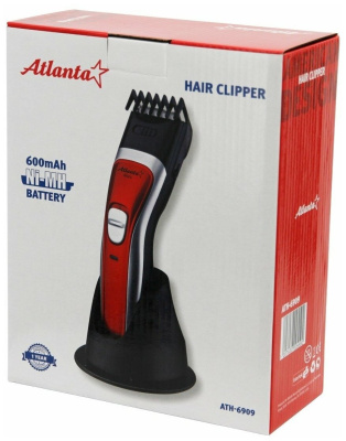 Машинка для стрижки волос Atlanta ATH-6909 red