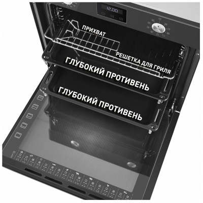 Электрический духовой шкаф Maunfeld EOEM.769SB