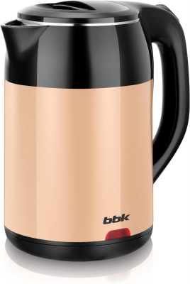 Чайник BBK EK1709P Черный/бежевый