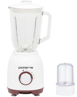 Блендер стационарный Polaris PTB 0821G белый/Красный