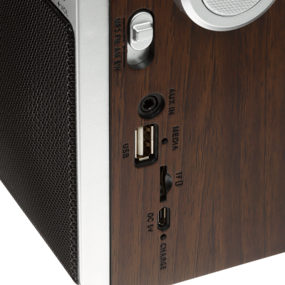 Радиоприемник SoundMAX SM-RD2122UB Тёмное дерево